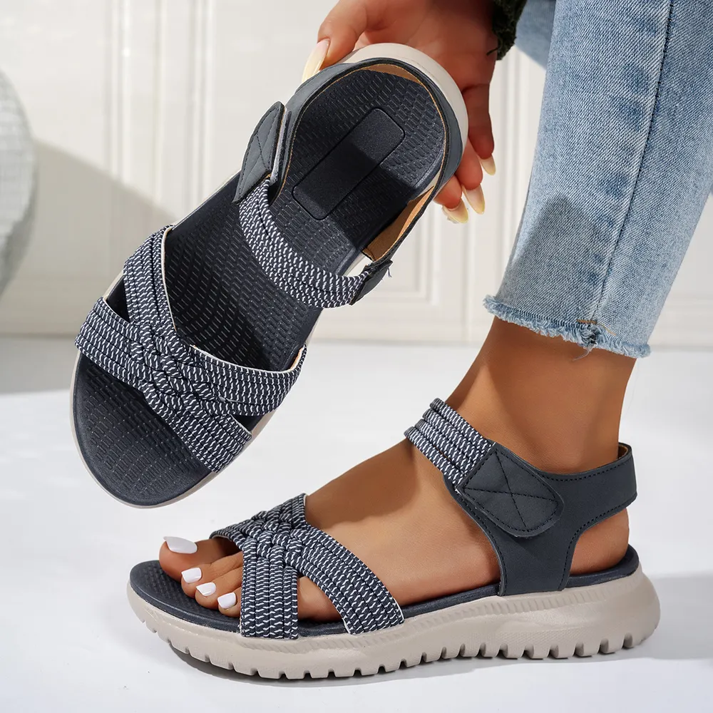 🔥2026 Summer Best Seller — Last Day Sale 50% OFF!🔥Women's Soft-Sole Orthopedic Sandals | Ultra-Comfortable Open-Toe Design