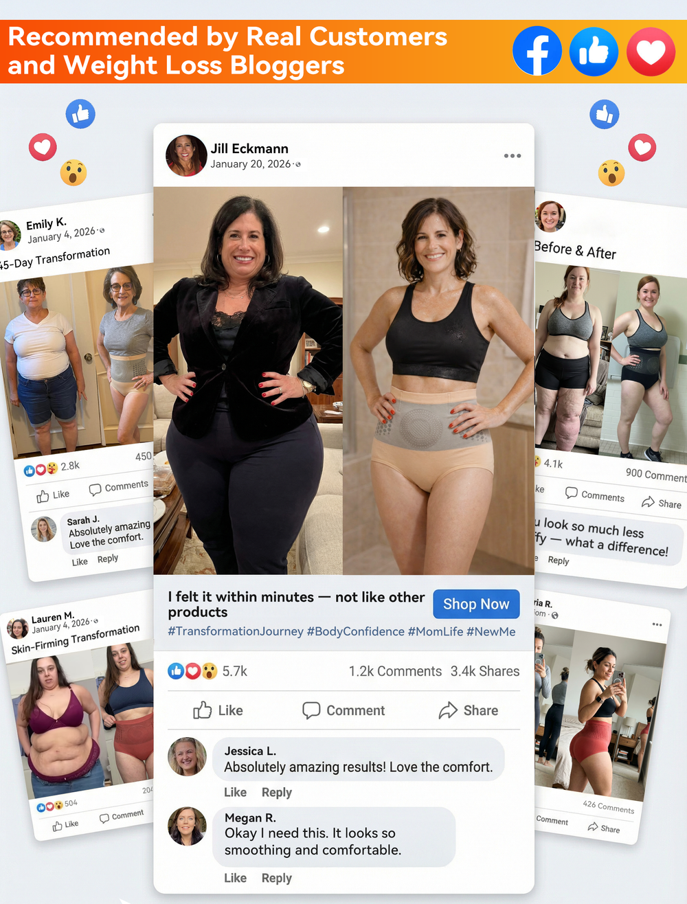 🛡️2026 Moringa & Berberine 4-in-1 Micro-Particle Shaping & Fat Burning Shorts
