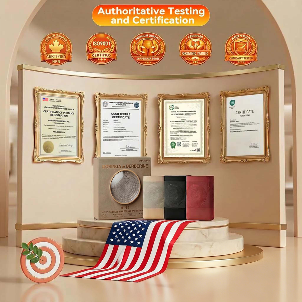 🛡️2026 Moringa & Berberine 4-in-1 Micro-Particle Shaping & Fat Burning Shorts